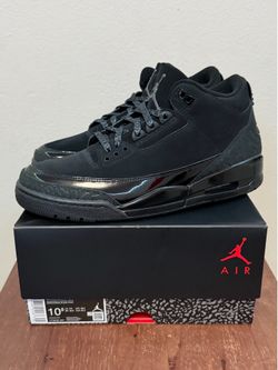 Jordan 3 Black Cat Size 10.5