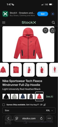 Nike Tech Fleece Windrunner Full-Zip Hoodie