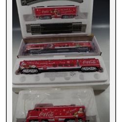 Coca-Cola train with tracks and remote