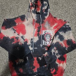 Assholes Live Forever Tie Dye Hoodie Medium Graphic Streetwear ALF