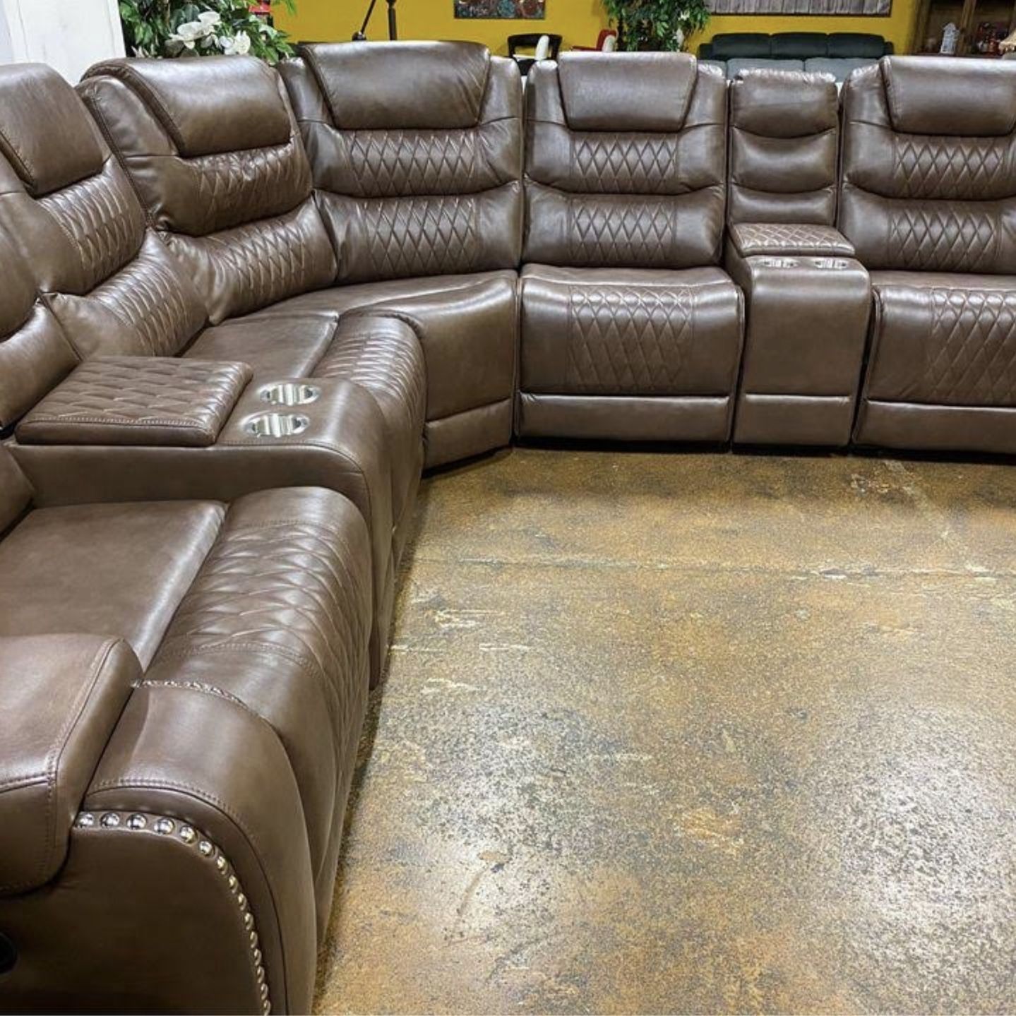 Power Recliner Sectional