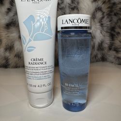 Lancôme Full-Size Skincare Bundle - Cleanser + Eye Makeup Remover