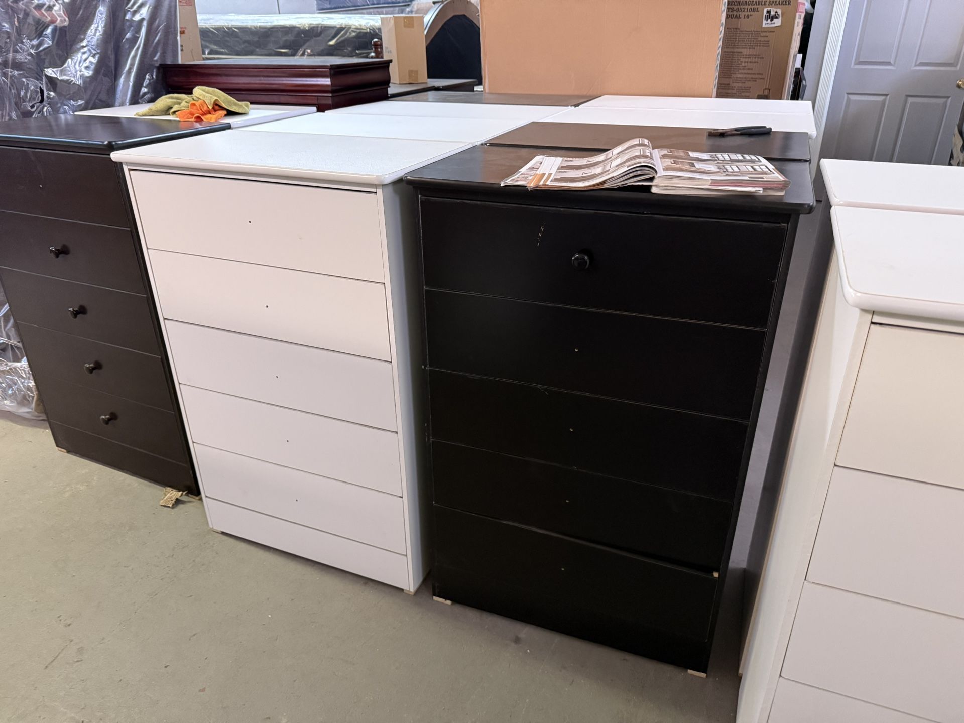 WHITE OR BLACK CHEST CAJONERAS NEGRA O BLANCA