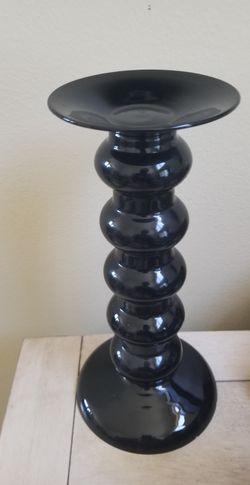 Black Candle Holder