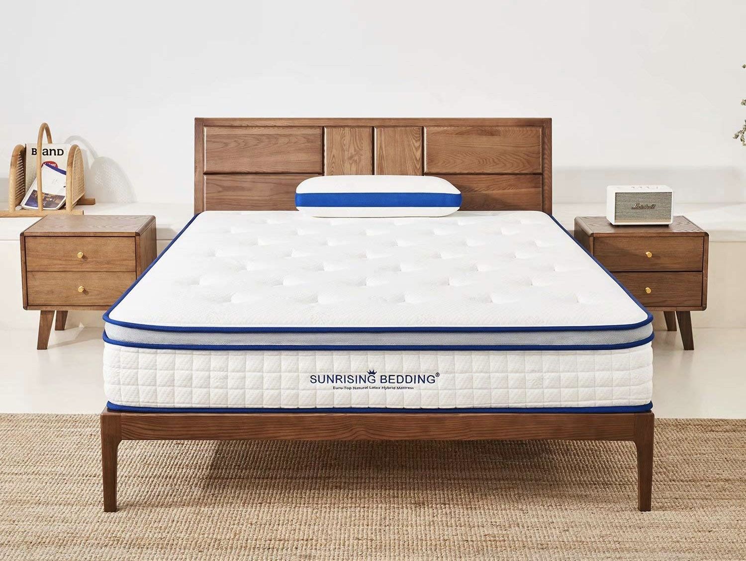 Brand New Full Size Sunrising Bedding 11" Natural Latex Hybrid, Organic Mattress-medium(retail $500)