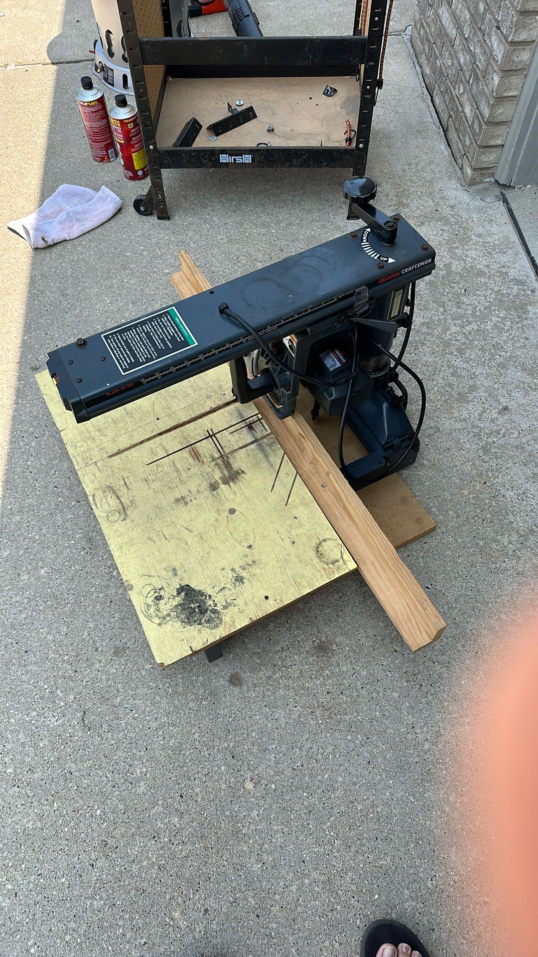 Craftsman 8 1/4” Radial Saw