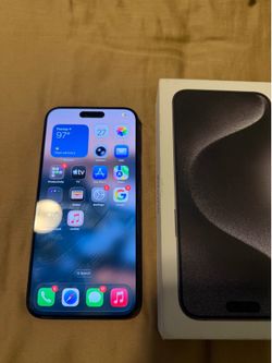 iPhone 15 Pro Max w/ original box OBO