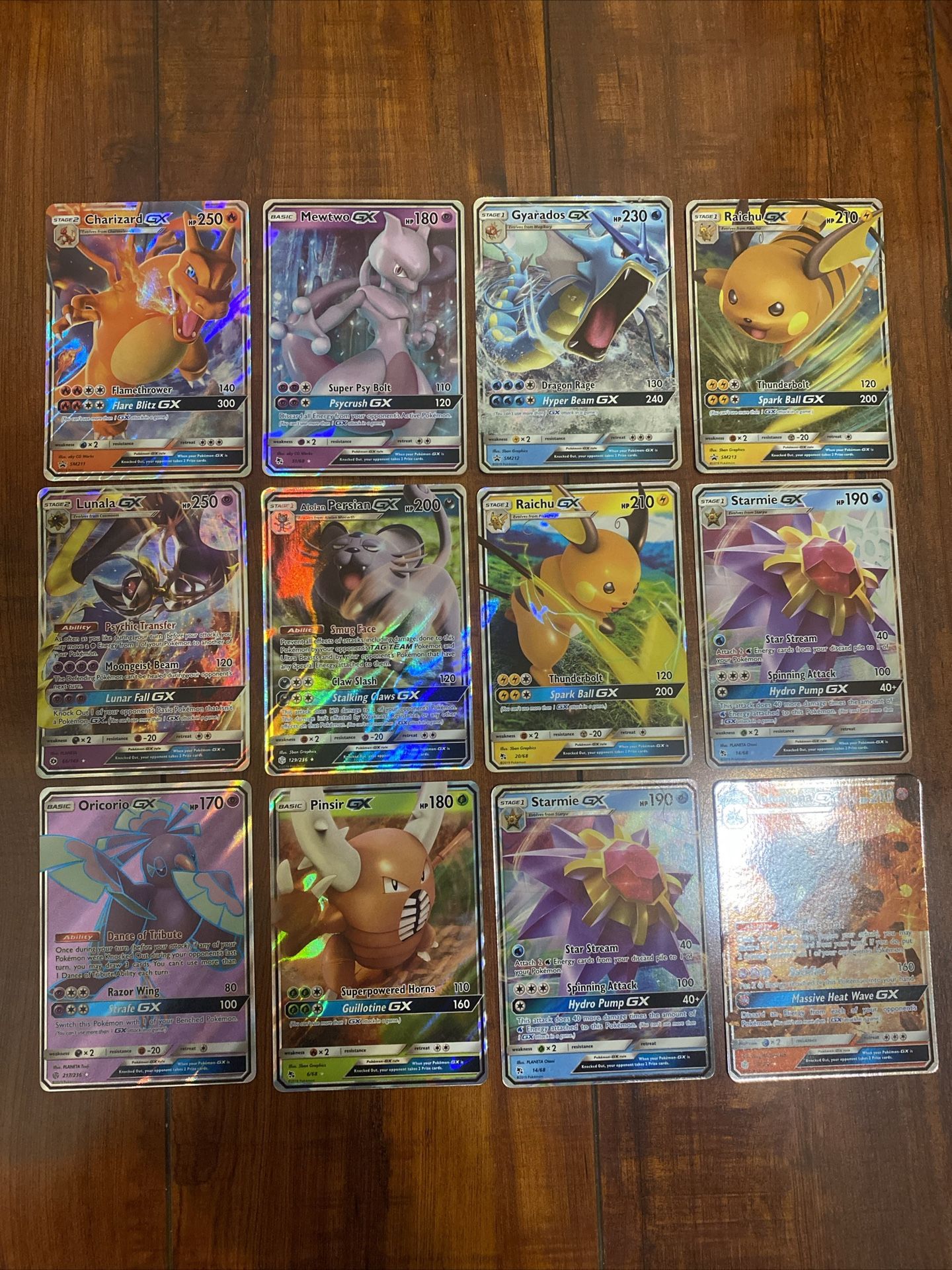 Pokemon GX Lot of 12! Sun & Moon Ultra Rare & Promo HP MP LP NM