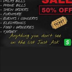 Half Off On Anything