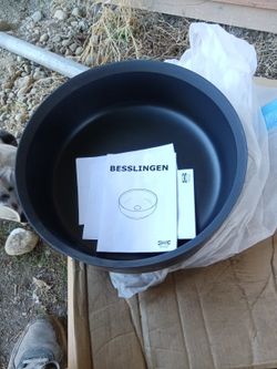 Ikea MattBlack Sink (Countertop Wash Basin)