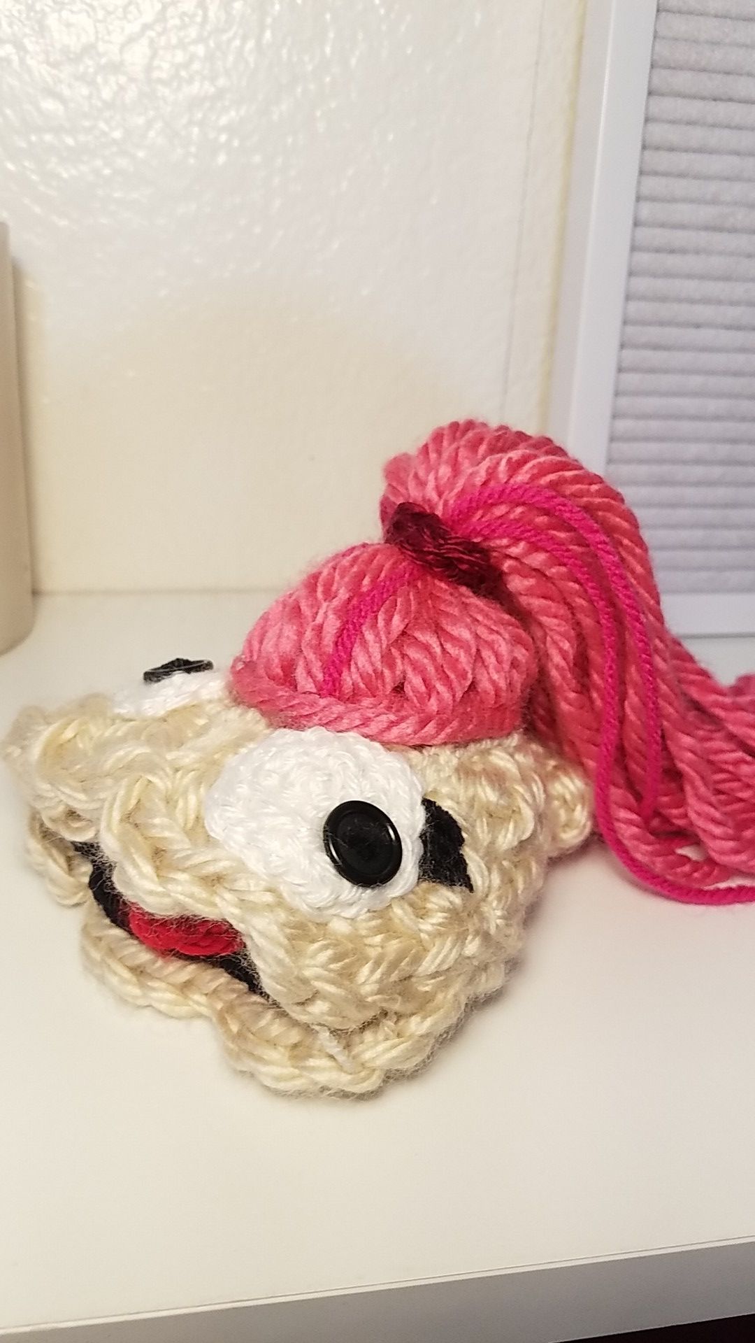 One of a Kind Fish Hooks Clamantha plushie