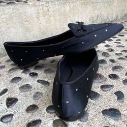 Polo  Ralph Lauren Pointed Toe Flats Slip-on  Suede Shoes Women