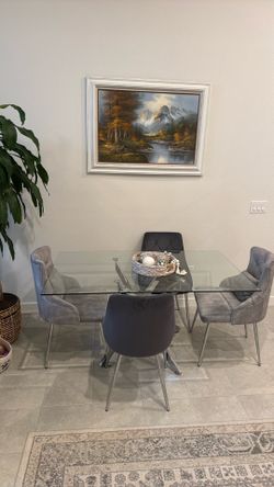 Dining table with 4 chairs