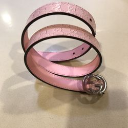Gucci Belt, Pink (kids) Original