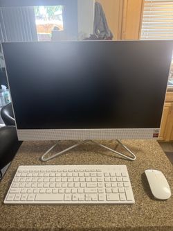 HP All-In-One Pc 24 Inch With White M&K - Clean Ready To Use
