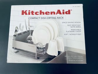 KitchenAid Compact, Space Saving Rust Resistant Dish Rack