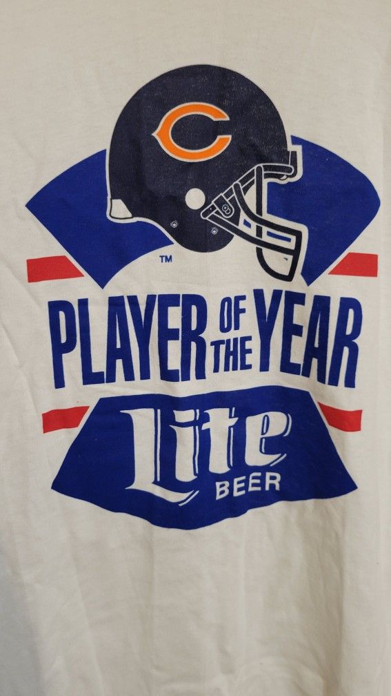 Vintage Chicago Bears Miller Lite Starter Shirt Mens Size XL