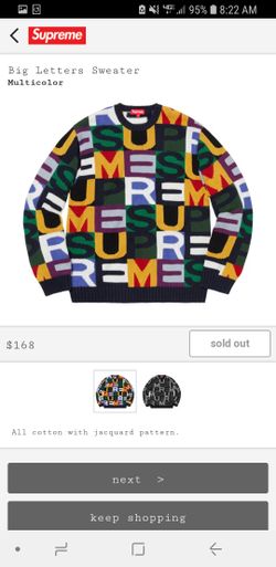 Supreme Big Letter Sweatshirt