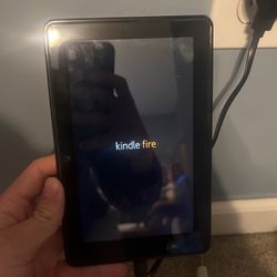 Kindle Fire  w/ Charger And A Case