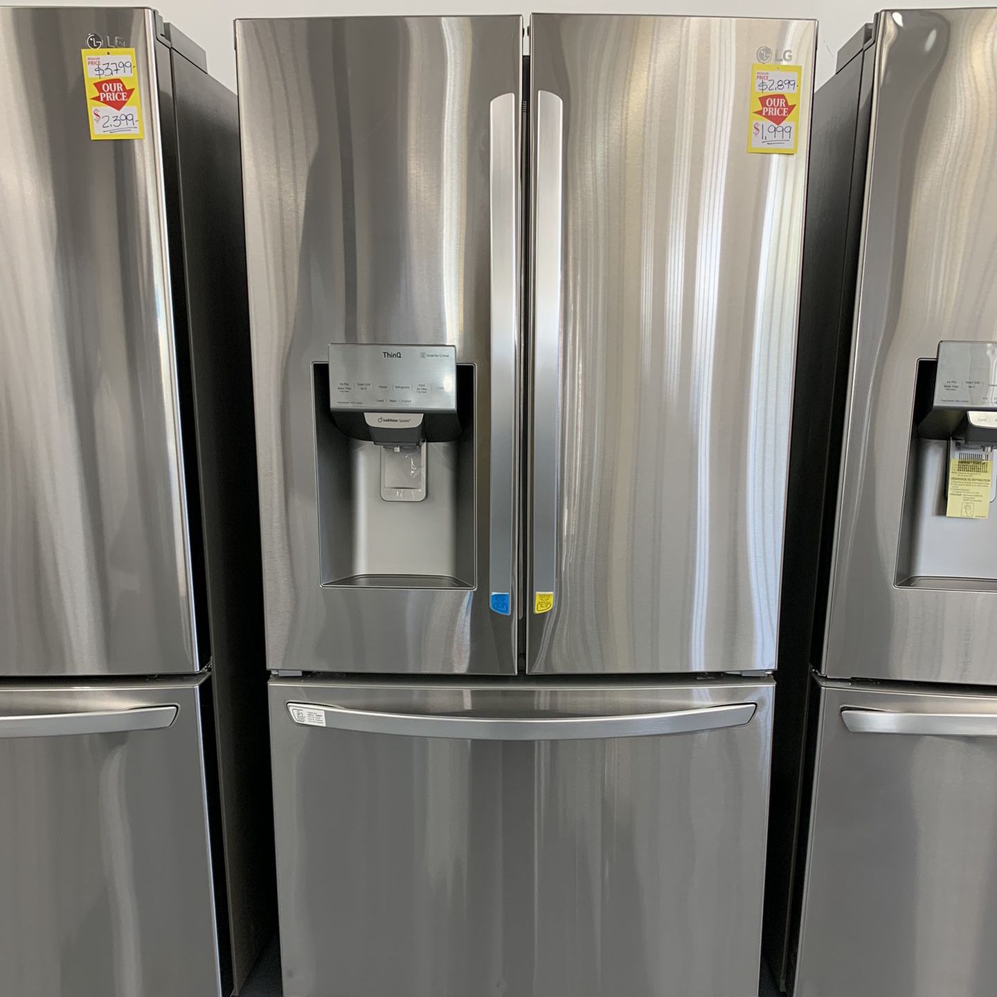 LG 36” 22.1 Cu Ft Capacity Refrigerator $1,999.00