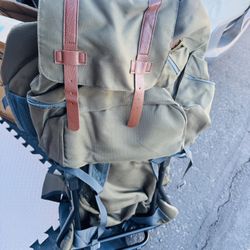 ClevrPlus Baby Hiking Child Carrier Backpack Camping with Detachable Bag, Olive