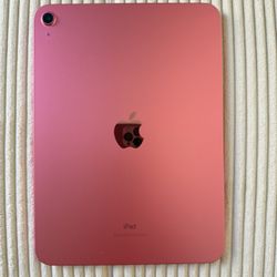 iPad 10th Gen, Pink With Apple Pencil