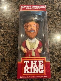 2009 FUNKO Wacky Wobbler: Burger King BobbleHead "The King" 7" in Box