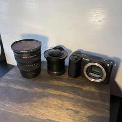 Sony Zve-10 Mark ii w/ lenses and accessories