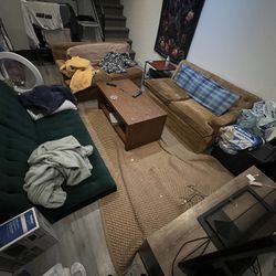 Couches, tables, dresser & tv stand