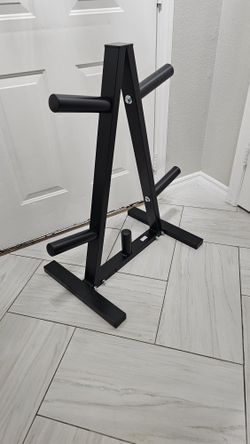 Brand New Olympic Weights Rack. Assembled 34 Inch Tall
