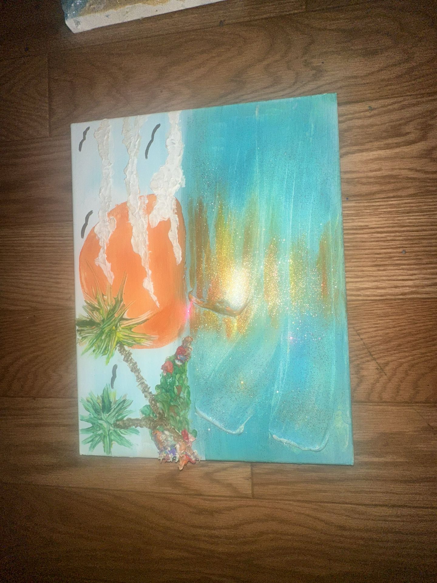 Small Original Ocean Painting