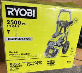RYOBI 2500 PSI 1.2 GP High Performance Pressure Washer