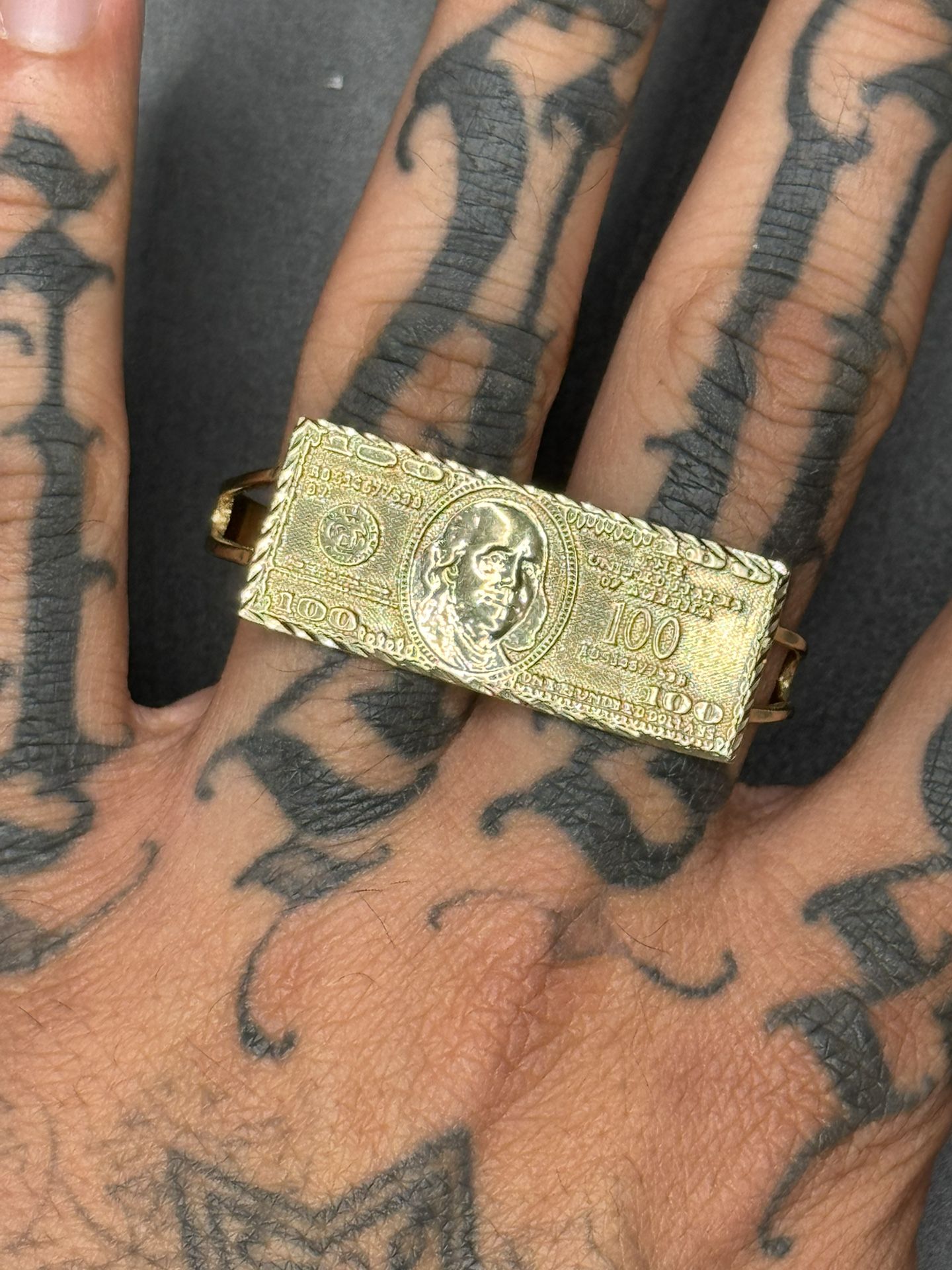 14k Gold Two Finger Ring