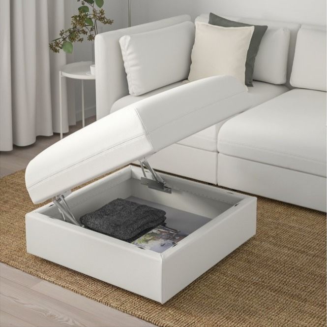 IKEA Storage seat section - Ottoman - White
