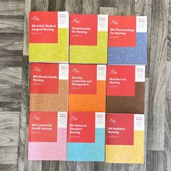 ATI nursing 9 books