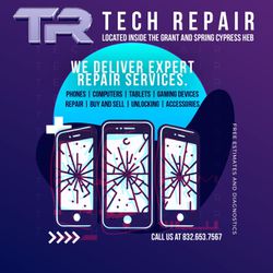 Tech Repair - Cell Phone & Computer Repair - Inside HEB Spring cypress & Grant 