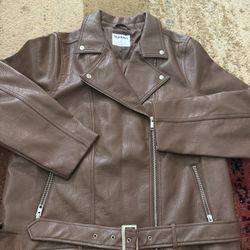 Old Navy Leather Jacket 