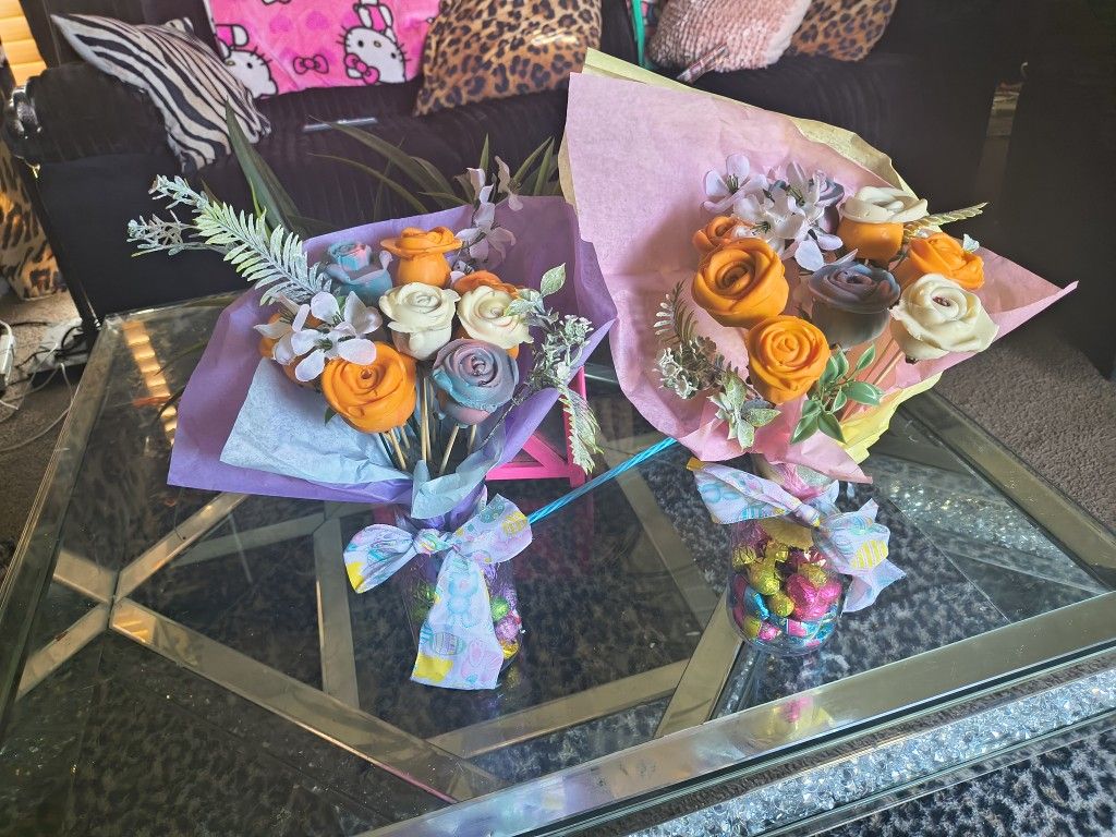 Chocolate Covered Strawberry Roses