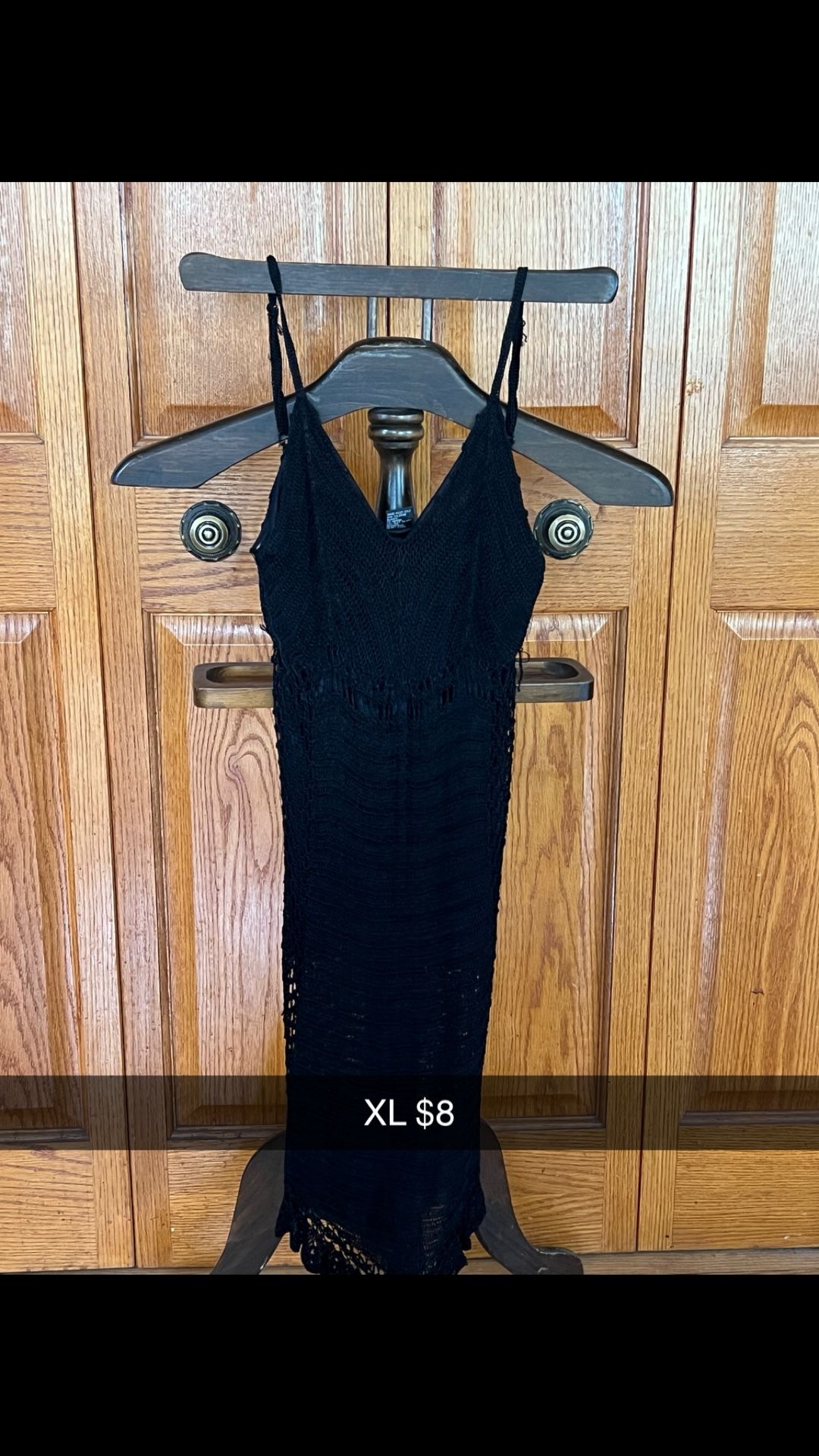 Womens Black XL Dress
