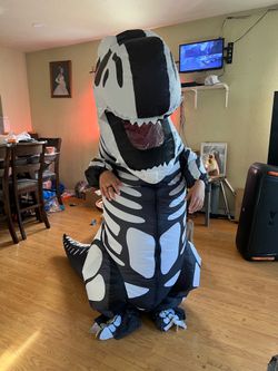 blowup dinosaur costume