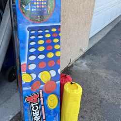 Giant Lawn Sized Connect Four Game