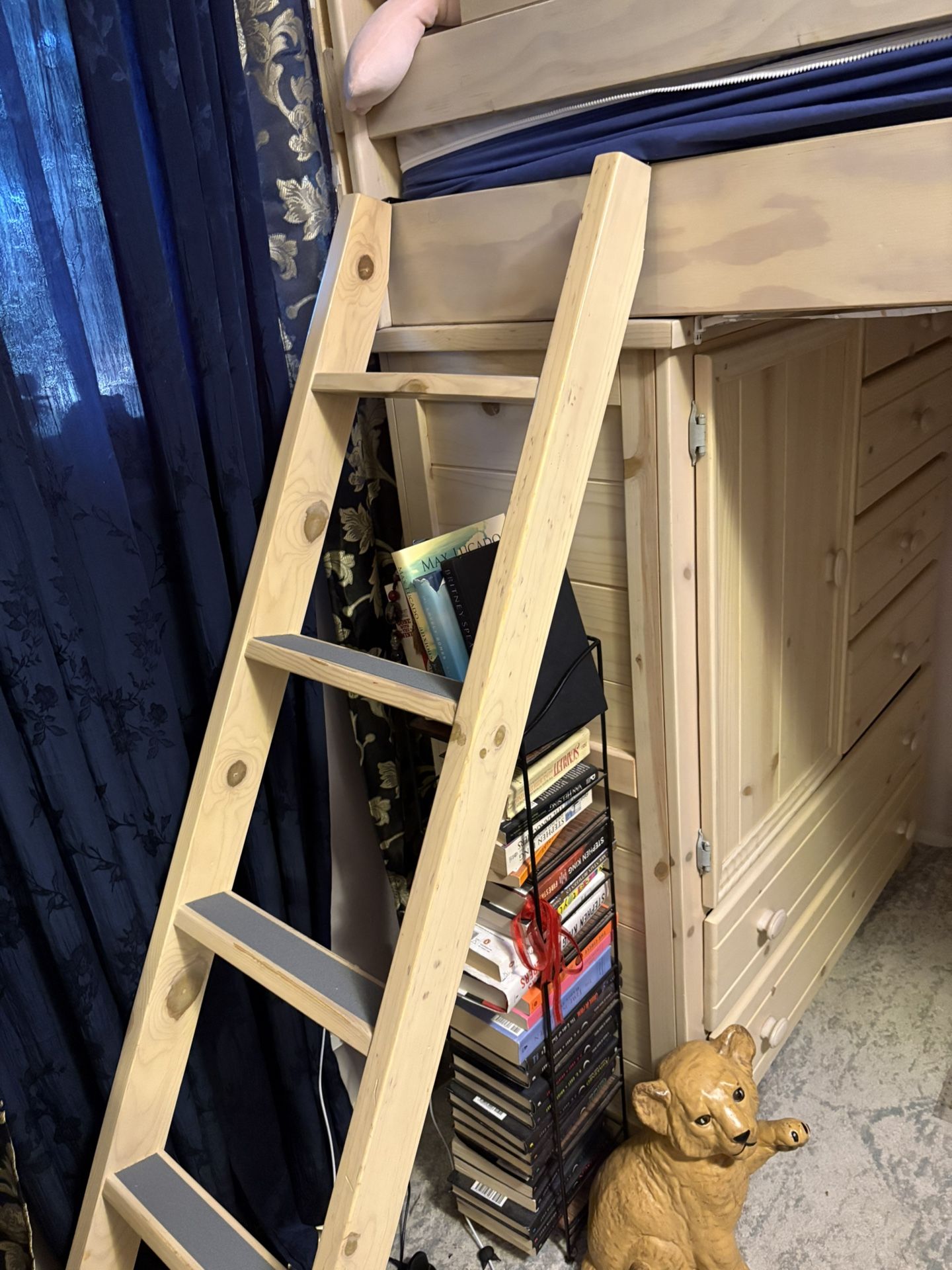 Twin Bunk Bed With Desk And Drawers