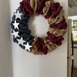 Red White & Blue Wreath