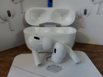 Air Pods Apple AirPods Pro 2nd Generation with the Lightning charging case Part Number MQD83AM A, comprising individual unit models A2698, A2699, A270