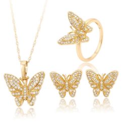 Butterfly Sets 18k Gold Plated