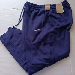 XXL Nike Therma-Fit Basketball Cargo Pants Men's Purple Loose Fit