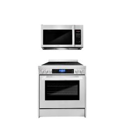 LUXURY KITCHEN APPLIANCES - New Open Box RANGE OVEN COOKTOP HOOD 