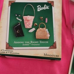 Barbie Ornament With Purses That Open