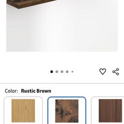 72"W Floating Shelves with Brackets