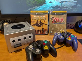 Gamecude and 3 games